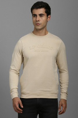 LOUIS PHILIPPE Full Sleeve Embroidered Men Sweatshirt