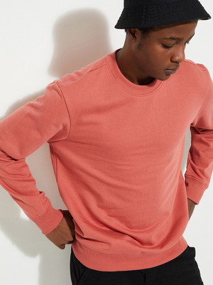 MAX Full Sleeve Solid Men Sweatshirt