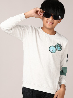 V-MART Full Sleeve Printed Boys Sweatshirt
