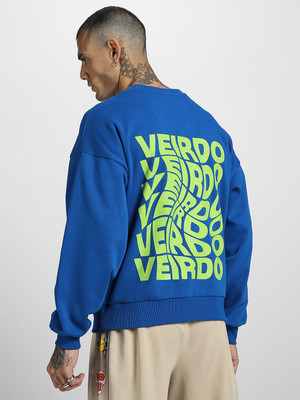 Veirdo Full Sleeve Graphic Print Men Sweatshirt
