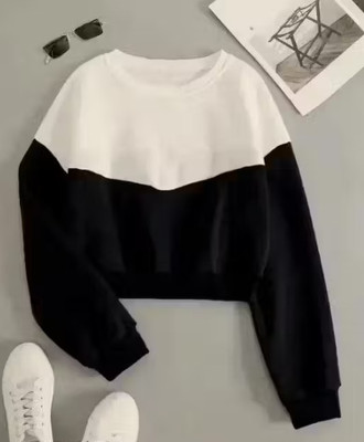 MYMUNI Full Sleeve Self Design Women Sweatshirt