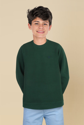 Allen Solly Full Sleeve Solid Boys Sweatshirt