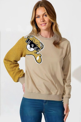 Eddicted Full Sleeve Printed Women Sweatshirt