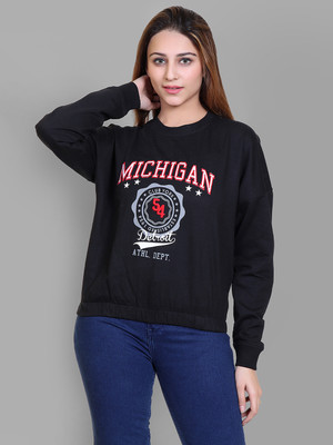 Club York Full Sleeve Printed Women Sweatshirt