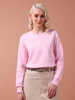 Bokaro Full Sleeve Solid Women Sweatshirt