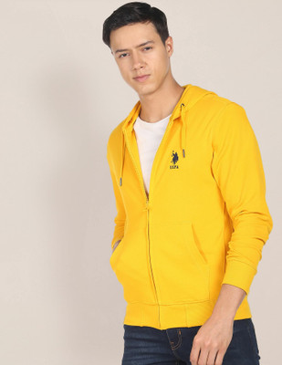 U.S. POLO ASSN. Full Sleeve Solid Men Sweatshirt