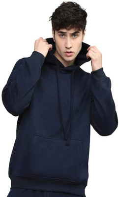 MUUNKEY Full Sleeve Self Design Men Sweatshirt