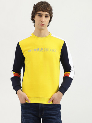 United Colors of Benetton Full Sleeve Printed Men Sweatshirt