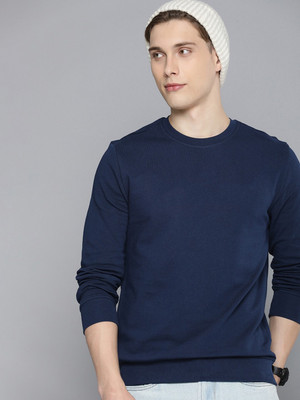 Ravi creations Full Sleeve Solid Men Sweatshirt