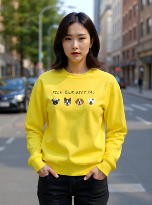 FLYIND VOGUE OUTFIT Full Sleeve Printed Women Sweatshirt