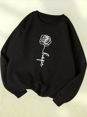 DRAXSTARS Full Sleeve Solid Women Sweatshirt