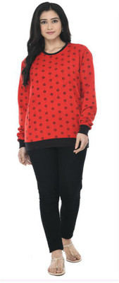 MTI FASHIONS Full Sleeve Printed Women Sweatshirt