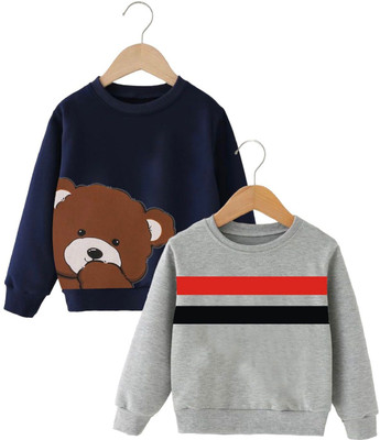 psv fashion Full Sleeve Printed Baby Boys & Baby Girls Sweatshirt