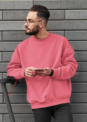 BIANCISTELLE Full Sleeve Solid Men Sweatshirt
