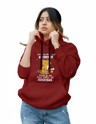 EZCLOTHING Full Sleeve Printed Women Sweatshirt