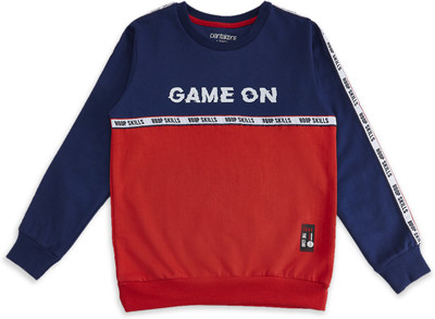 Pantaloons Junior Full Sleeve Printed Boys Sweatshirt