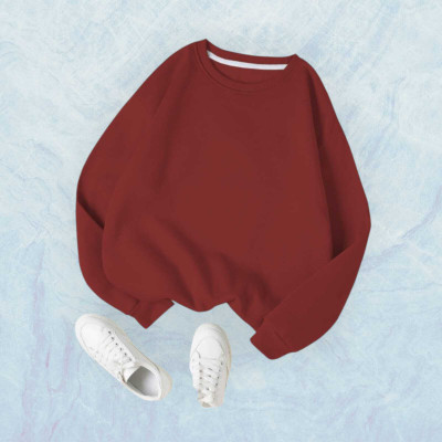 WAYIT FASHION Full Sleeve Solid Women Sweatshirt