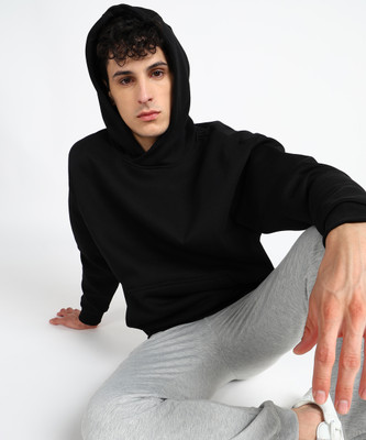 defacto Full Sleeve Solid Men Sweatshirt