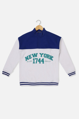 Allen Solly Full Sleeve Self Design Boys Sweatshirt
