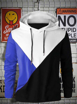 Try This Full Sleeve Color Block Men Sweatshirt