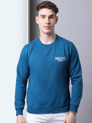OBAAN Full Sleeve Solid Men Sweatshirt