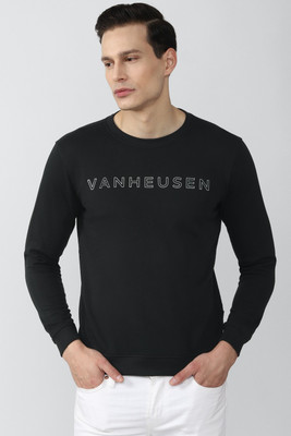 VAN HEUSEN Full Sleeve Solid Men Sweatshirt