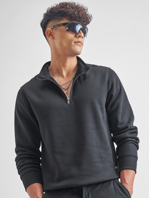 HIGHLANDER Full Sleeve Solid Men Sweatshirt