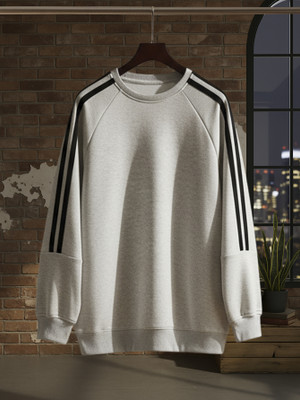 FashionAndYOUTH Full Sleeve Striped Men Sweatshirt