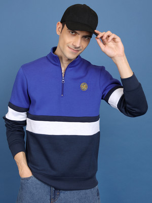 HIGHLANDER Full Sleeve Color Block Men Sweatshirt