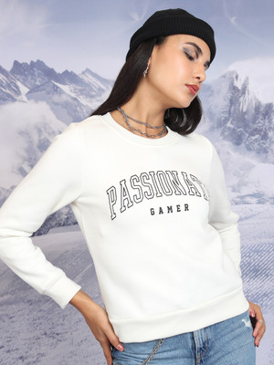 Tokyo Talkies Full Sleeve Printed Women Sweatshirt