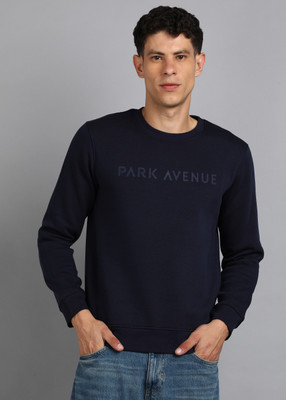 PARK AVENUE Full Sleeve Solid Men Sweatshirt