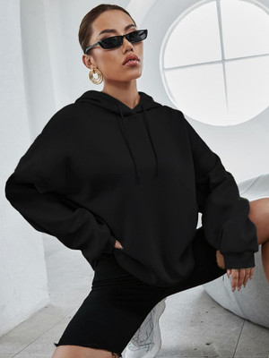 huxx Full Sleeve Solid Women Sweatshirt
