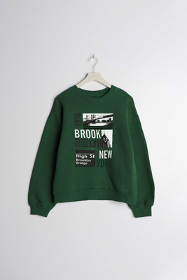 Calm Down Full Sleeve Printed Women Sweatshirt