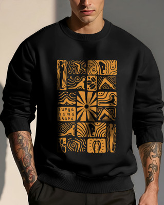 AUSK Full Sleeve Graphic Print Men Sweatshirt