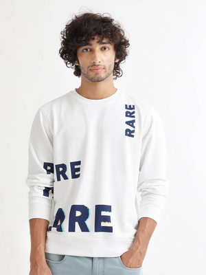 Rare Rabbit Full Sleeve Solid Men Sweatshirt