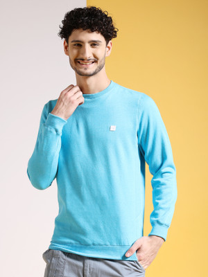 The Indian Garage Co. Full Sleeve Self Design Men Sweatshirt