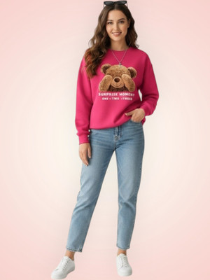 Stylezone Full Sleeve Graphic Print Women Sweatshirt