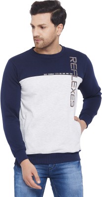 DUKE Full Sleeve Color Block Men Sweatshirt