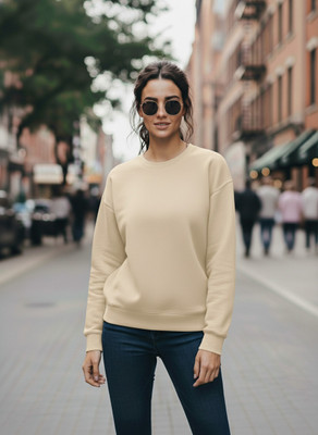 MACK JONNEY Full Sleeve Solid Women Sweatshirt