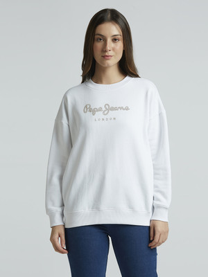 Pepe Jeans Full Sleeve Printed Women Sweatshirt