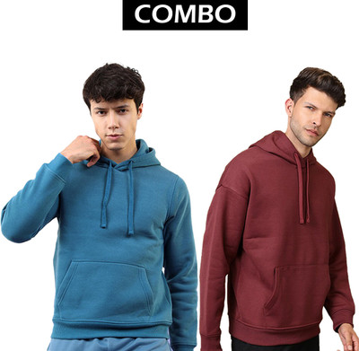 Datalact Full Sleeve Solid Men Sweatshirt