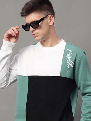 GETGOLF Full Sleeve Color Block Men Sweatshirt