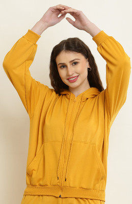 UNIVERSAL ACCESSE Full Sleeve Solid Women Sweatshirt