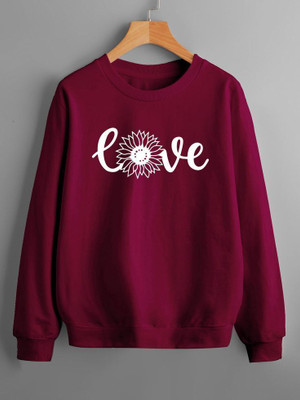 RS trend Full Sleeve Graphic Print, Printed Women Sweatshirt