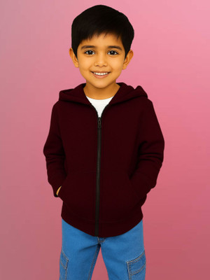 Parona Full Sleeve Solid Boys Sweatshirt