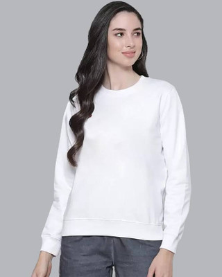 PickPok Full Sleeve Solid Women Sweatshirt
