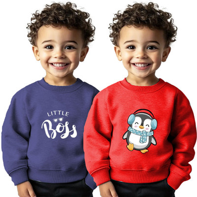 jpf Full Sleeve Printed Baby Boys & Baby Girls Sweatshirt
