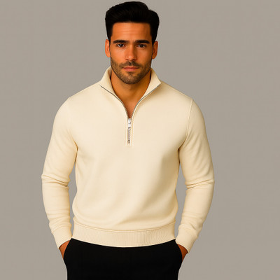 MACK JONNEY Full Sleeve Solid Men Sweatshirt