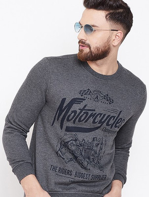 Austin Wood Full Sleeve Printed Men Sweatshirt