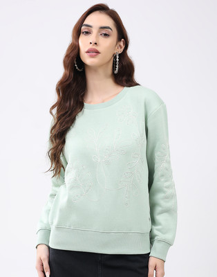 MONTE CARLO Full Sleeve Solid Women Sweatshirt